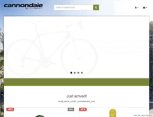 Tablet Screenshot of cannondale-versand.de